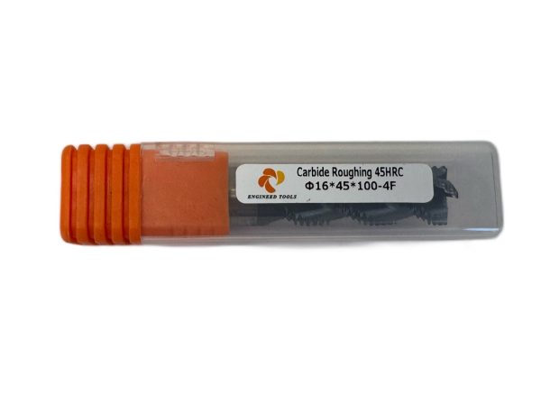 Fresa Desbaste Metal Duro  4F 16.0mm 45x100 45HRC EngineedTools - Imagen 4