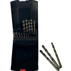 JUEGO DE BROCAS HSSCO5% HSSE 1-10MM 19CS DTOOLS
