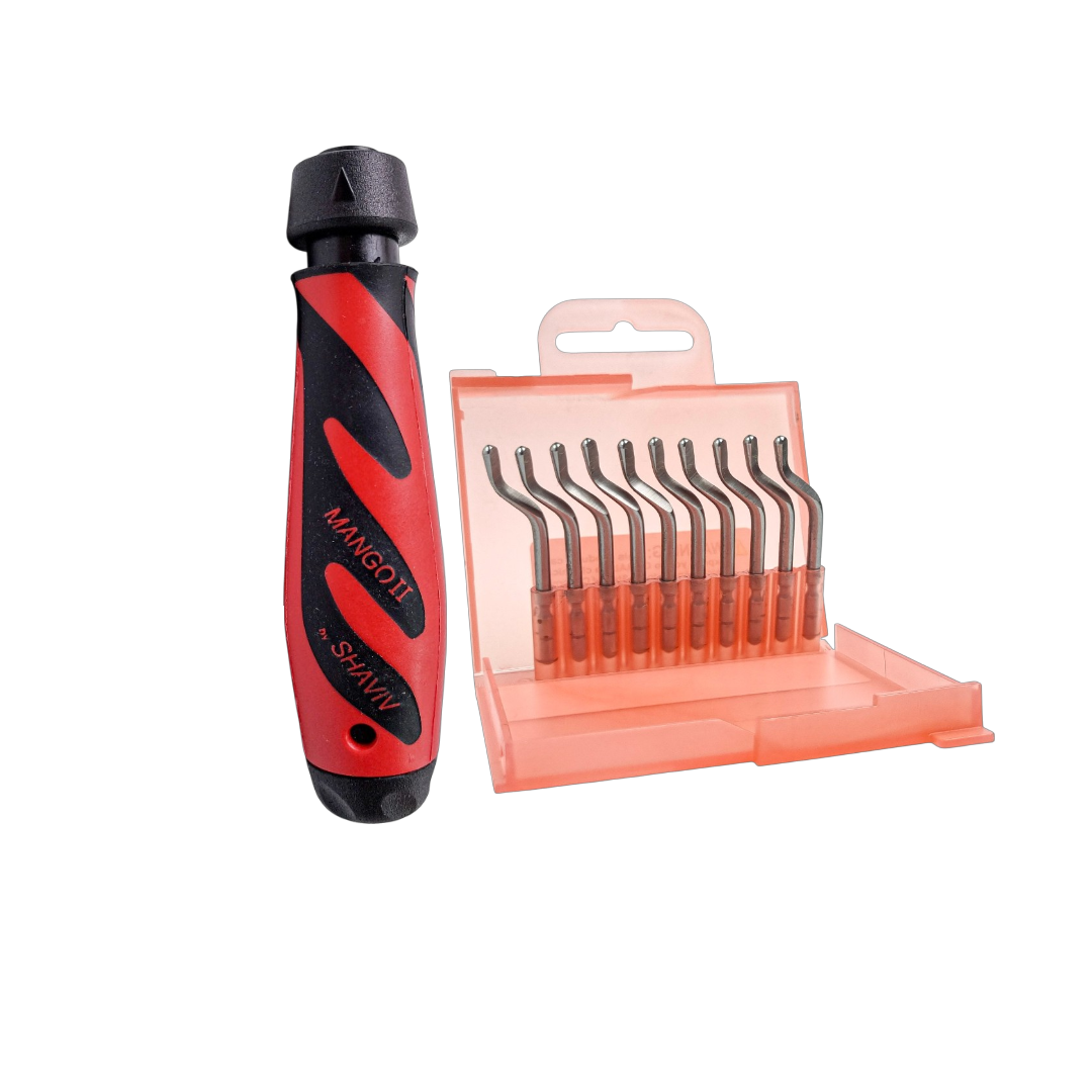 Conjunto desbarbador E100S + mango II shaviv 2