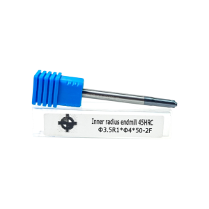 Fresa Inner Corner Radius Metal Duro 4.0 mm R1 45HRC DTools
