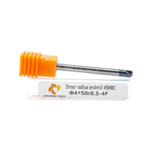 Fresa Inner Corner Radius Metal Duro 4.0 mm R0.5 45HRC 4F EngineedTools