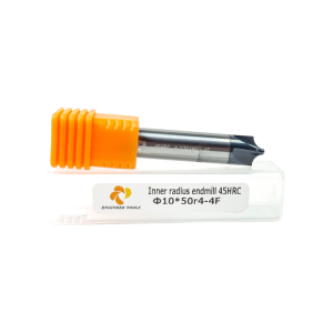 Fresa Radio Interno Metal Duro 10.0 mm 45HRC R4.0 4F EngineedTools