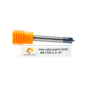 Fresa Radio Interno Metal Duro 6.0 mm R2.5 45HRC 4F EngineedTools