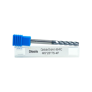 Fresa de Metal Duro Larga TiAlN D5 25x75 4F DTools